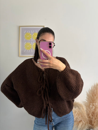 Cardigan Romy marron