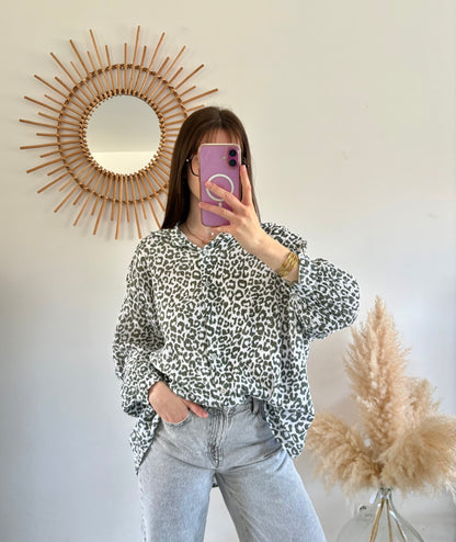 Chemise léopard